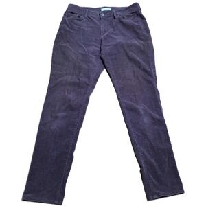 Ann Taylor LOFT Curvy Skinny Corduroy Pants Women's Size 8 Muted Mauve